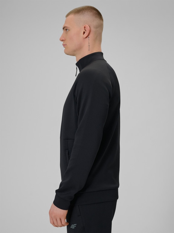 Męska bluza treningowa 4F 4FWSS26TFSWM628 - czarna