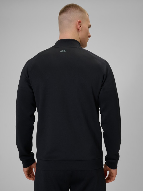 Męska bluza treningowa 4F 4FWSS26TFSWM628 - czarna