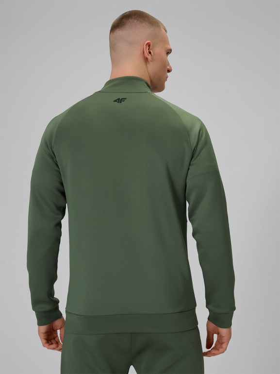 Męska bluza treningowa 4F 4FWSS26TFSWM628 - khaki
