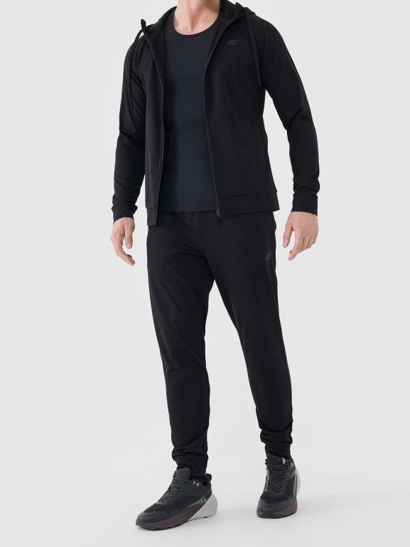Męska bluza treningowa 4F 4FWSS26TFSWM631 - czarna