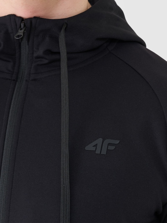 Męska bluza treningowa 4F 4FWSS26TFSWM631 - czarna