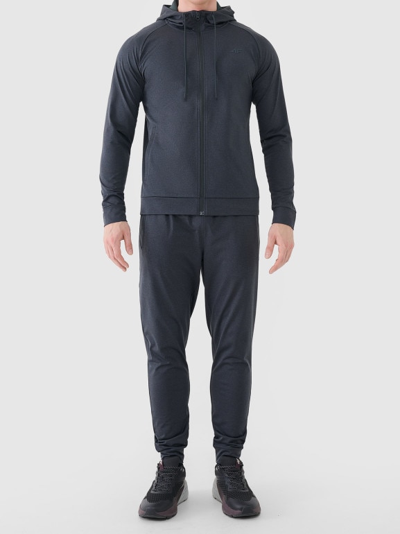 Męska bluza treningowa 4F 4FWSS26TFSWM631 - szara