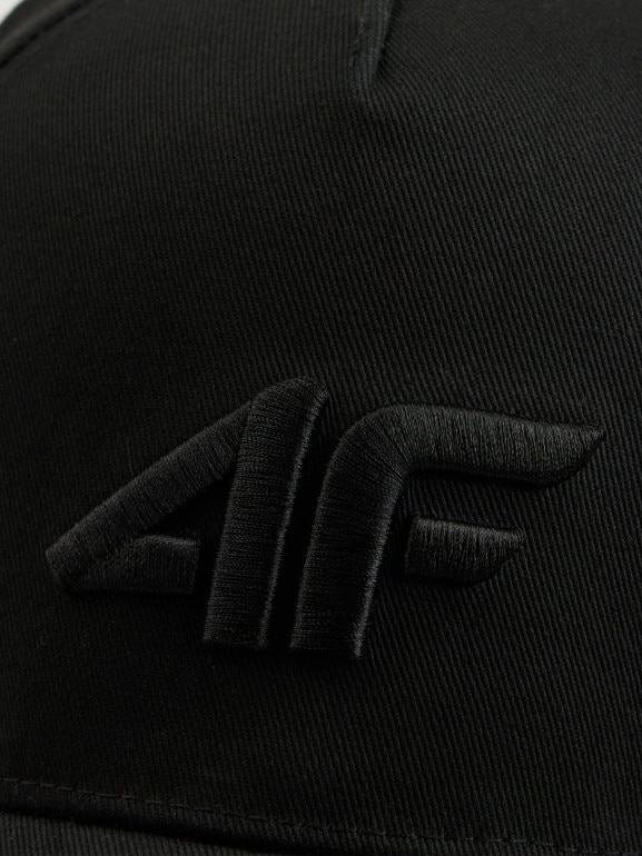 Męska czapka z daszkiem 4F 4FRSS26ACABM0705 - czarna
