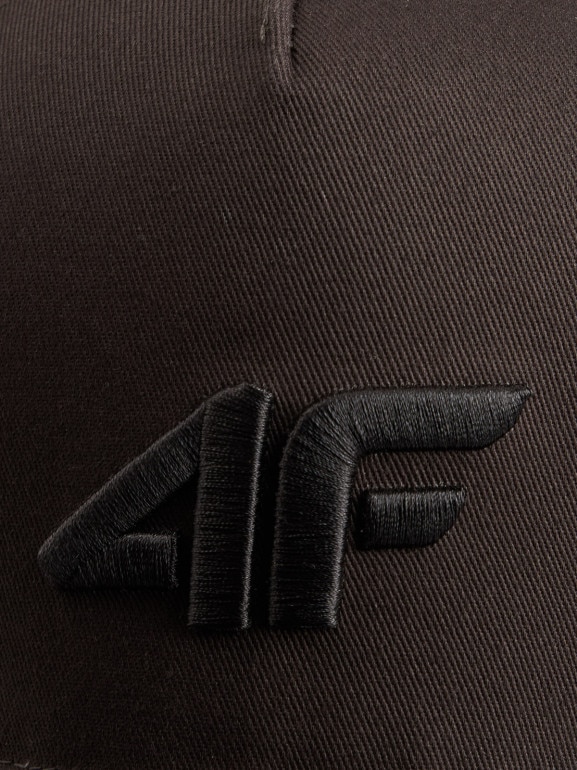 Męska czapka z daszkiem 4F 4FRSS26ACABM0705 - brązowa