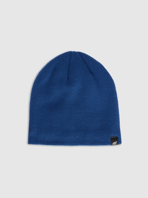 Męska czapka zimowa 4F 4FRAW25ACAPM0735 - niebieska