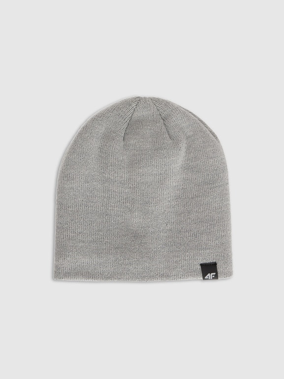 Męska czapka zimowa 4F 4FRAW25ACAPM0735 - szara