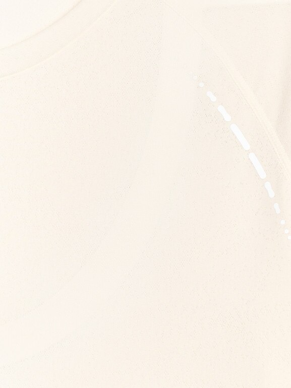 Męska koszulka do biegania 4F 4FWAW25TFTSM1499 - biała