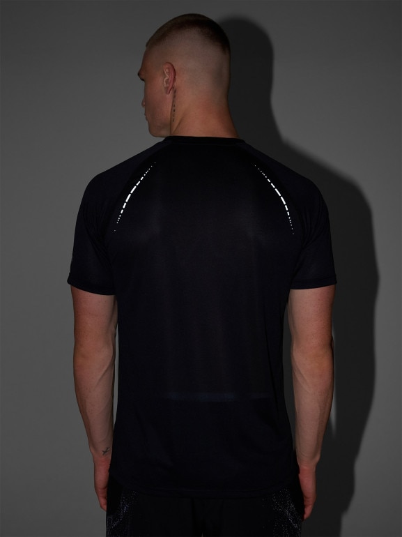 Męska koszulka do biegania 4F 4FWAW25TFTSM1499 - czarna