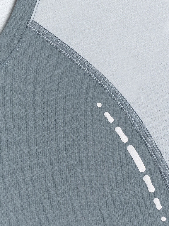 Męska koszulka do biegania 4F 4FWAW25TFTSM1506 - szara