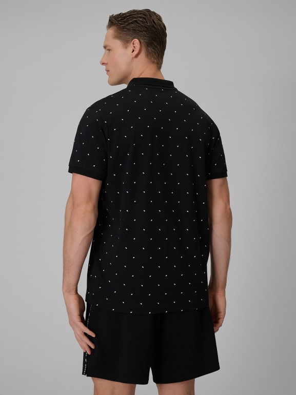 Męska koszulka polo 4F 4FWSS26TPTSM631 - czarna