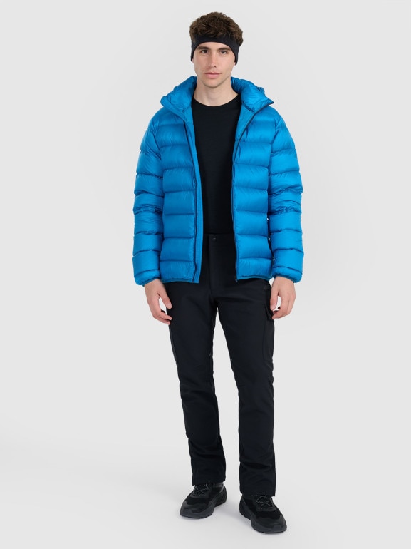 Męska koszulka trekkingowa 4F 4FWAW25TFTSM1526 - czarna