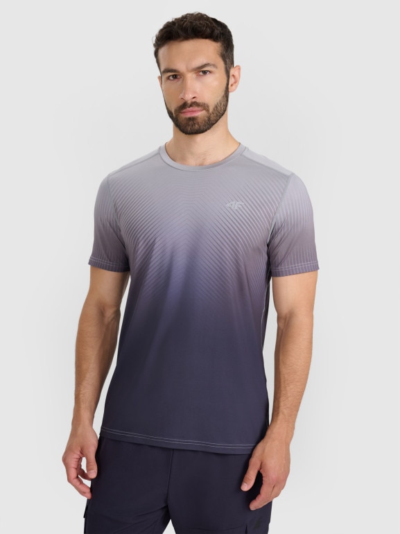 Męska koszulka treningowa 4F 4FRAW25TFTSM2081 - czarna