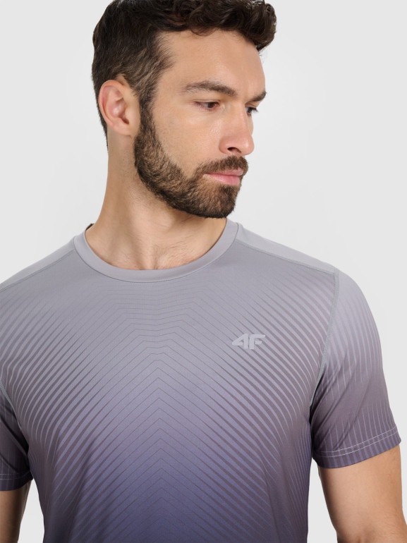 Męska koszulka treningowa 4F 4FRAW25TFTSM2081 - czarna