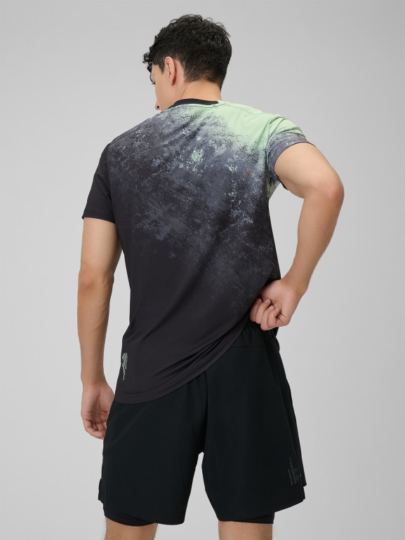 Męska koszulka treningowa 4F 4FRSS26TFTSM2288 - zielona