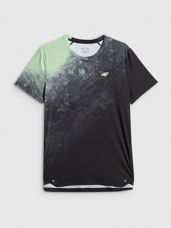 Męska koszulka treningowa 4F 4FRSS26TFTSM2288 - zielona