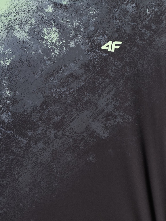 Męska koszulka treningowa 4F 4FRSS26TFTSM2288 - zielona
