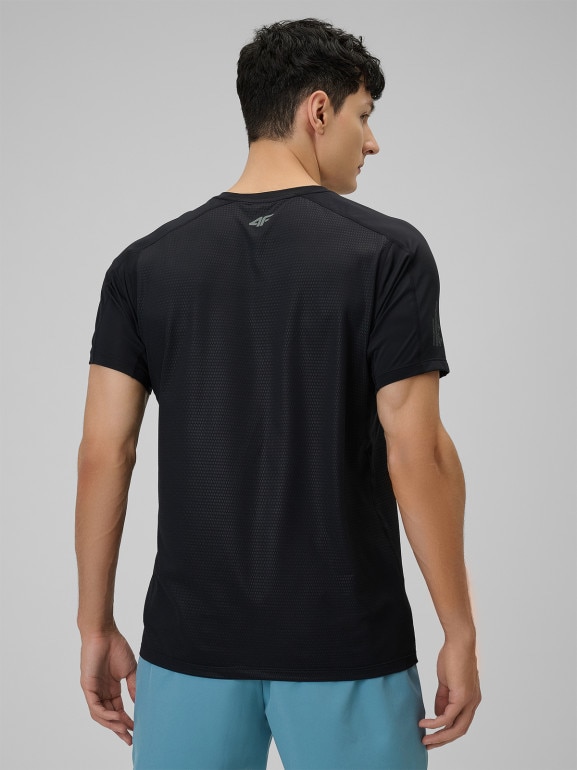 Męska koszulka treningowa 4F 4FRSS26TFTSM2289 - czarna