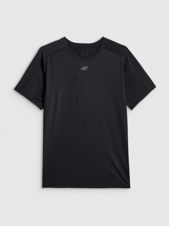 Męska koszulka treningowa 4F 4FRSS26TFTSM2289 - czarna