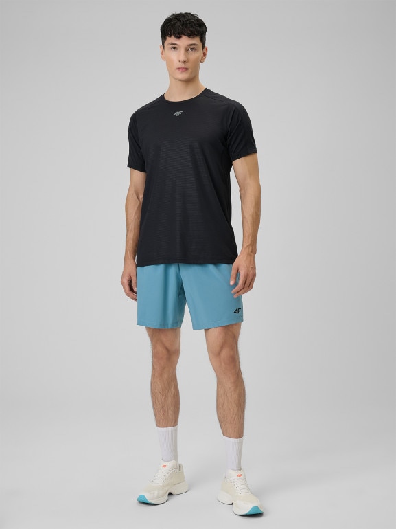 Męska koszulka treningowa 4F 4FRSS26TFTSM2289 - czarna