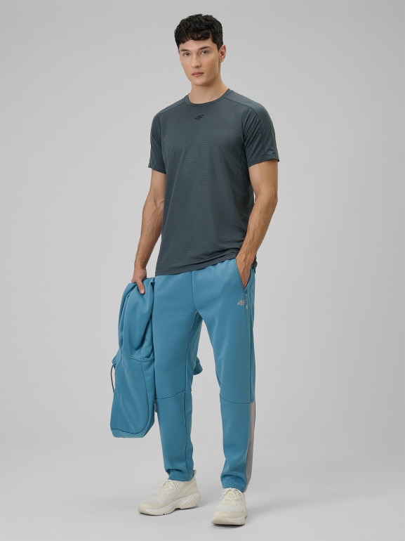 Męska koszulka treningowa 4F 4FRSS26TFTSM2289 - szara