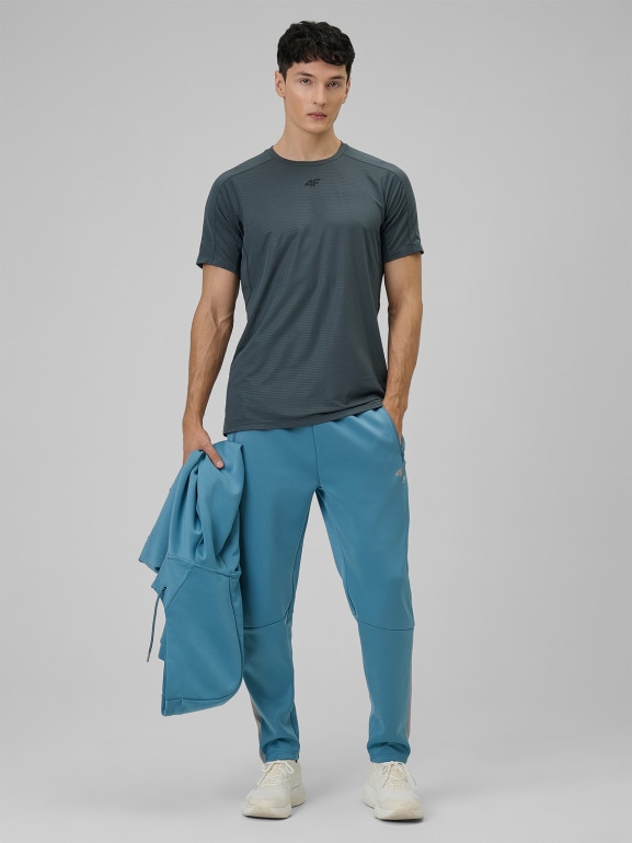 Męska koszulka treningowa 4F 4FRSS26TFTSM2289 - szara