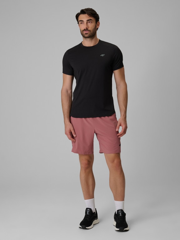Męska koszulka treningowa 4F 4FRSS26TFTSM2291 - czarny