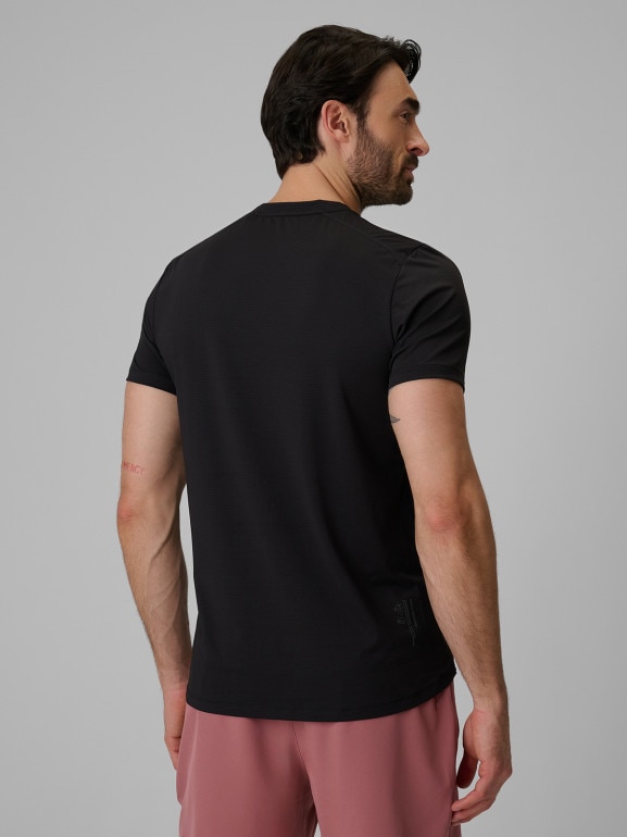Męska koszulka treningowa 4F 4FRSS26TFTSM2291 - czarny