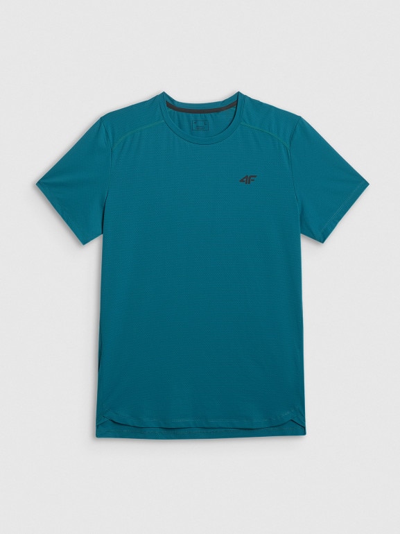 Męska koszulka treningowa 4F 4FRSS26TFTSM2291 - zielony