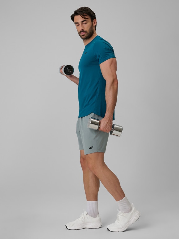 Męska koszulka treningowa 4F 4FRSS26TFTSM2291 - zielony