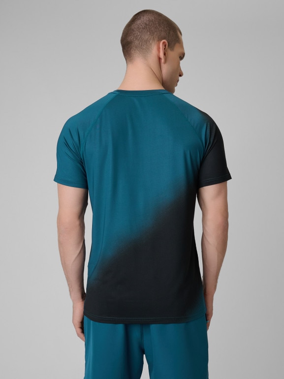 Męska koszulka treningowa 4F 4FRSS26TFTSM2341 - granatowa