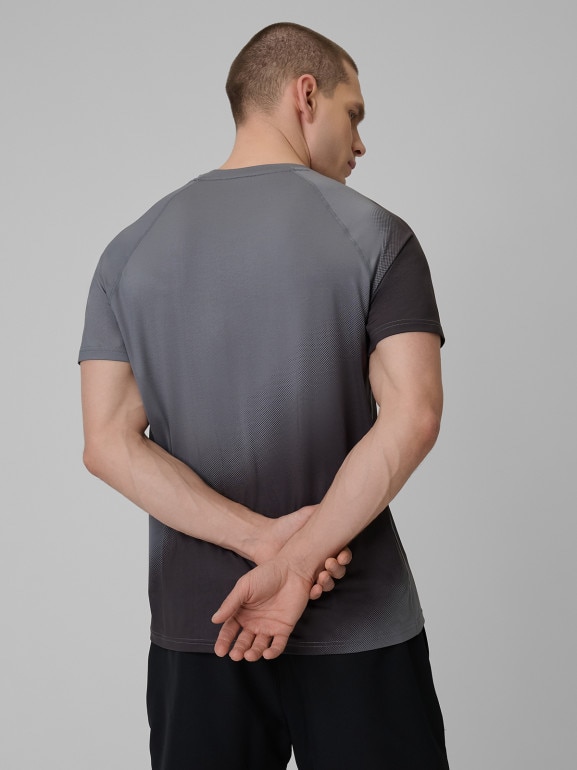 Męska koszulka treningowa 4F 4FRSS26TFTSM2341 - szara