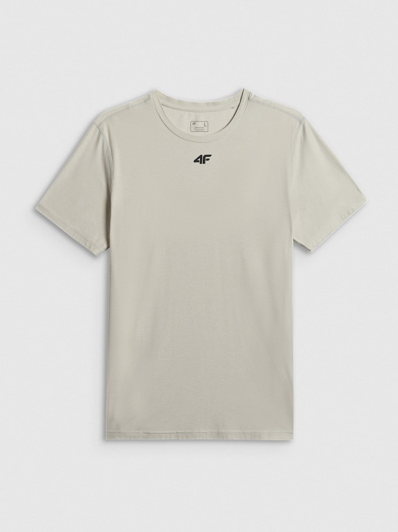 Męska koszulka treningowa 4F 4FRSS26TFTSM2343 - biała