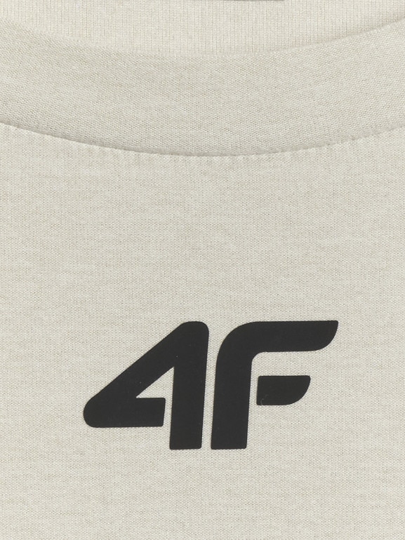 Męska koszulka treningowa 4F 4FRSS26TFTSM2343 - biała