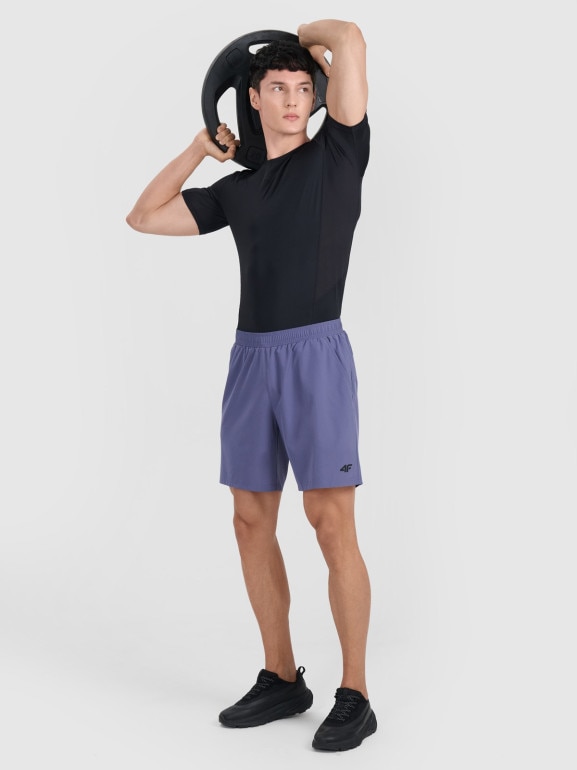 Męska koszulka treningowa 4F 4FWSS25TFTSM1343 - czarna