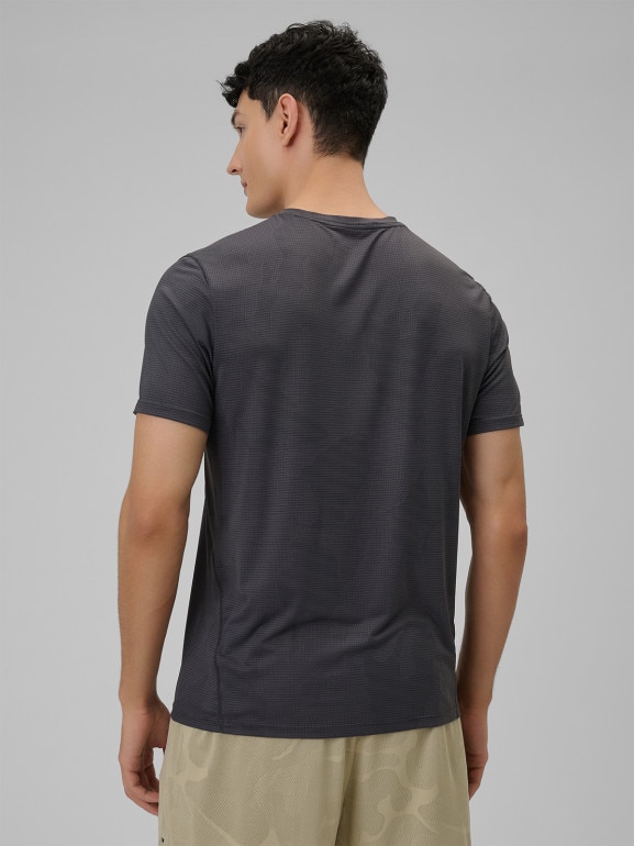 Męska koszulka treningowa 4F 4FWSS26TFTSM1778 - szara