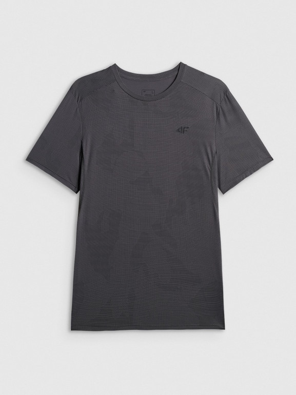 Męska koszulka treningowa 4F 4FWSS26TFTSM1778 - szara