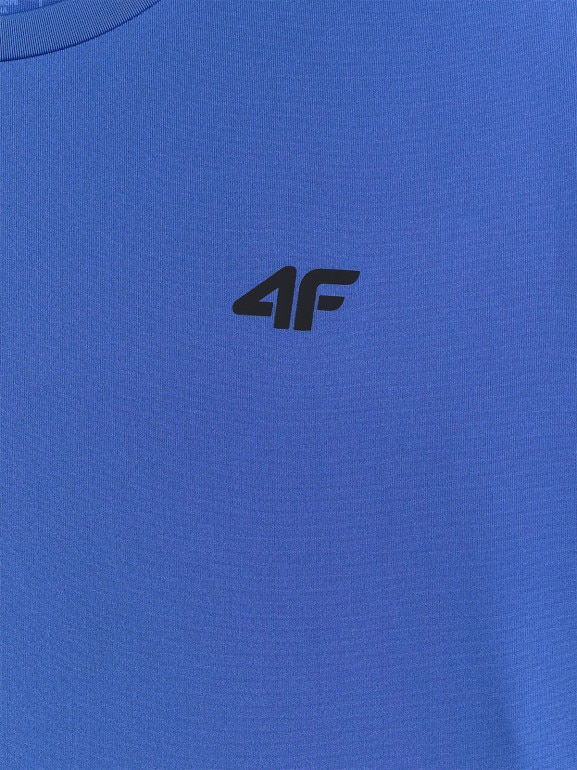 Męska koszulka treningowa 4F 4FWSS26TFTSM1785 - niebieska