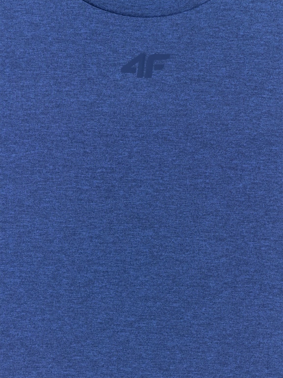 Męska koszulka treningowa 4F 4FWSS26TFTSM1786 - niebieska