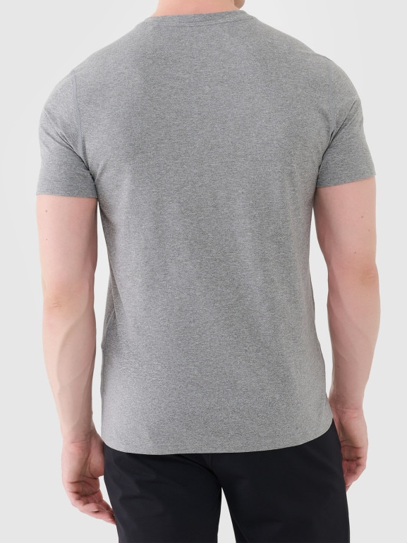 Męska koszulka treningowa 4F 4FWSS26TFTSM1786 - szara