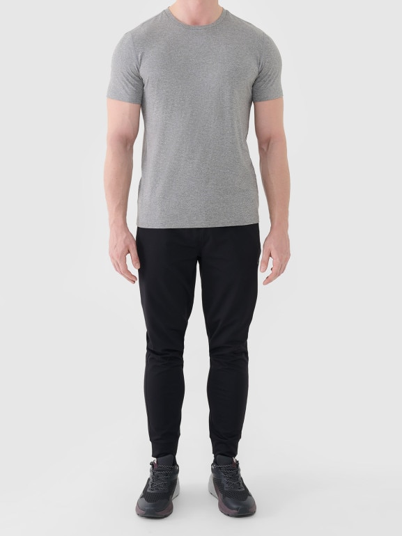 Męska koszulka treningowa 4F 4FWSS26TFTSM1786 - szara