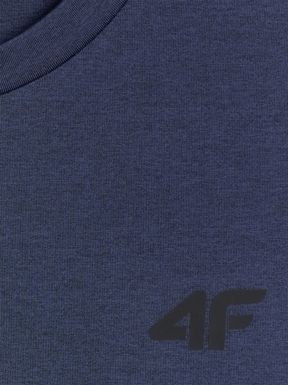 Męska koszulka treningowa 4F 4FWSS26TFTSM2140 - granatowa