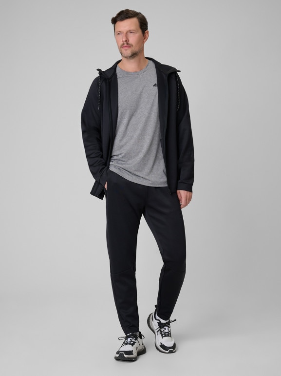 Męska koszulka treningowa 4F 4FWSS26TFTSM2140 - szara