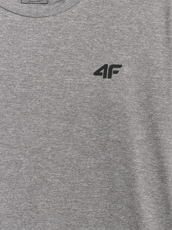 Męska koszulka treningowa 4F 4FWSS26TFTSM2140 - szara