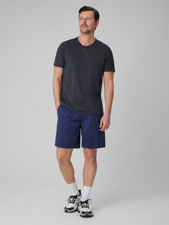 Męska koszulka treningowa 4F 4FWSS26TFTSM2140 - szara