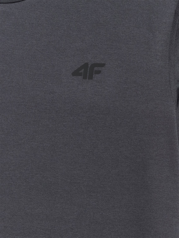 Męska koszulka treningowa 4F 4FWSS26TFTSM2140 - szara