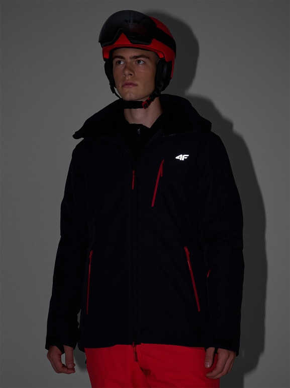 Męska kurtka narciarska 4F 4FRAW25TTJAM1078 - czarna