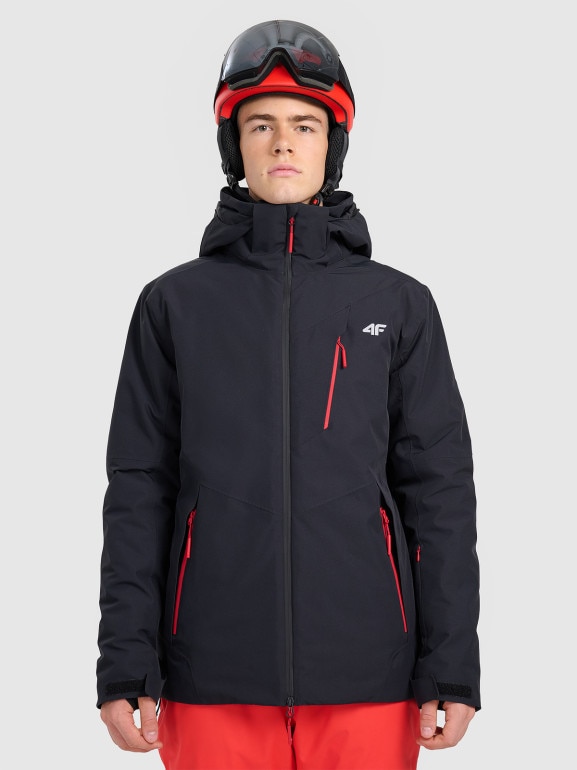Męska kurtka narciarska 4F 4FRAW25TTJAM1078 - czarna