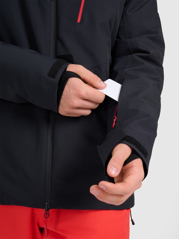 Męska kurtka narciarska 4F 4FRAW25TTJAM1078 - czarna