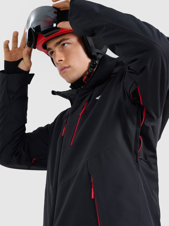 Męska kurtka narciarska 4F 4FRAW25TTJAM1078 - czarna