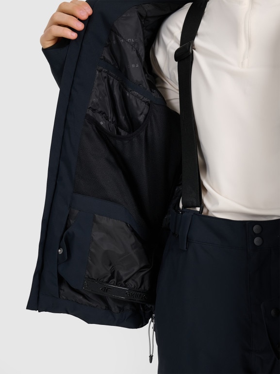 Męska kurtka narciarska 4F 4FRAW25TTJAM1080 - czarna